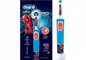 Электрическая зубная щетка ORAL-B D103 Vitality Pro Kids Spider-Man