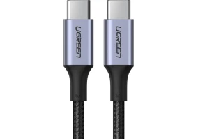 Кабель UGREEN US316 Type-C to Type-C QC3.0 PD 100W 3м Black (90120)