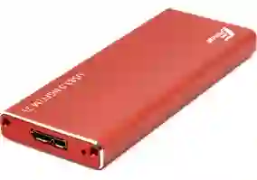 Кишеня зовнішня Frime USB 3.0 Metal Red (FHE203.M2U30)