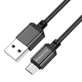 Кабель Borofone BX87 Sharp charging data cable for Micro Black