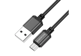 Кабель Borofone BX87 Sharp charging data cable for Micro Black