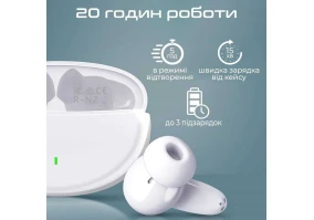 Наушники TWS Promate Lush White (lush.white)