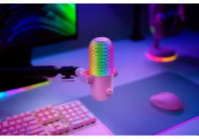 Микрофон для ПК/ для стриминга, подкастов Razer V3 Chroma Quartz (RZ19-05060300-R3M1)