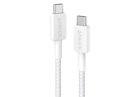 Кабель USB Type-C ANKER USB-C to USB-C 1.8m White (A81F6H21)