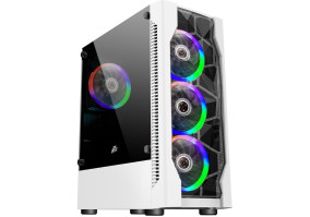 Корпус 1stPlayer D4-WH-4F1-W White