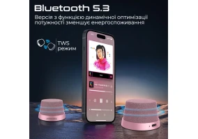 Портативная колонка Promate Punch 3W Pink (punch.pink)