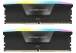 Память для настольных компьютеров Corsair 64 GB (2x32GB) DDR5 5200 MHz Vengeance RGB AMD EXPO (CMH64GX5M2B5200Z40K)