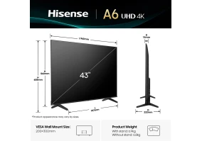 Телевизор Hisense 43A6Q