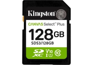 Карта пам'яті Kingston 128 GB SDXC Class 10 UHS-I U1 Canvas Select Plus (SDS3/128GB)