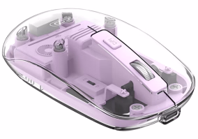 Мышь XO M12 BT Transparent Purple