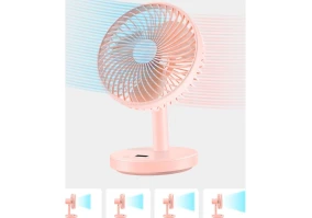 Вентилятор настільний Jile Desktop small fan 01 Pink