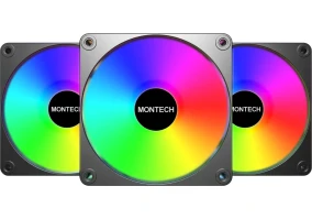Корпусный вентилятор Montech GF120 V2 ARGB 3-Pack Black