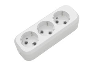 Розеточный блок Electrum SM-3E White (C-SM-1778)