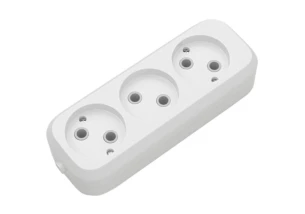 Розеточный блок Electrum ABS SM-3 White (C-SM-1776)