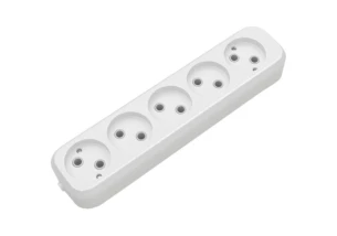 Розеточный блок Electrum SM-5 White (C-SM-1777)