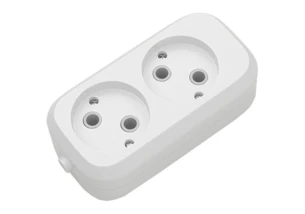Розеточный блок Electrum ABS SM-2 White (C-SM-1774)