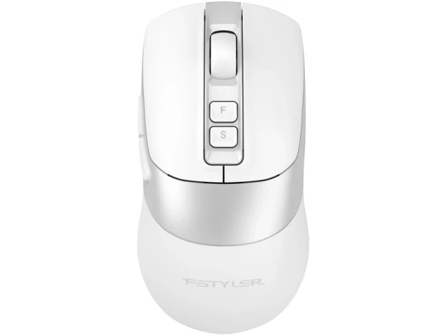 Миша A4Tech Fstyler FB50C Plus Wireless/Bluetooth White