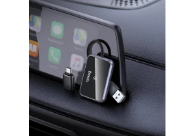 Автомобильный адаптер Hoco HU1 CarPlay Gray