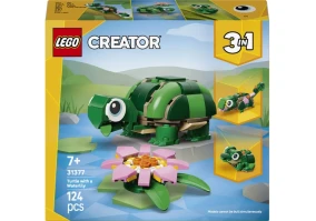 Блочный конструктор Lego Creator Черепаха с цветком водяной лилии (31377)