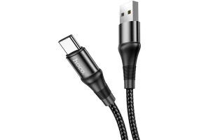 Кабель USB Type-C Hoco X50 Excellent Type-C 1m Black (6931474734235)