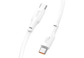 Кабель USB Type-C Hoco X93 USB Type-C to Type-C 100W 1m White (6931474790712)