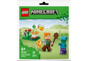 Блочный конструктор Lego Minecraft Конфликт у костра Алекс (30732)