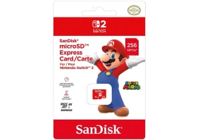 Карта памяти SanDisk 256 GB microSDXC Express для Nintendo Switch 2 (SDSQXFN-256G-GR6ZN)