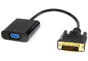 Адаптер STLab DVI - VGA 0.13м Black (U-993)
