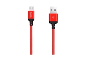 Кабель Hoco X14 Times Speed MicroUSB 1m Red/Black (6957531062851)