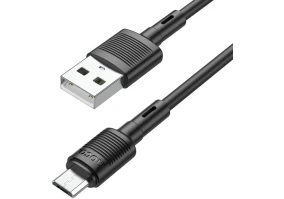 Кабель Hoco X83 Victory USB-A to Micro-USB 1m Black (6931474770882)