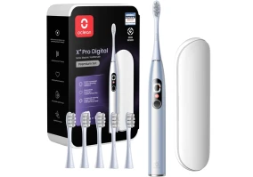 Электрическая зубная щетка Oclean X Plus Pro Digital Silver (6970810556179)