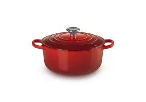 Кастрюля Le Creuset Signature Cast Iron Round Casserole 20 см Cerise (21177200602430)