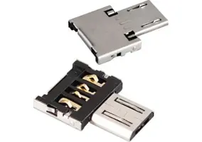 Перехідник Lapara LA-OTG-microUSB-adaptor (OTG USB2.0 Female на USB-Micro Male)