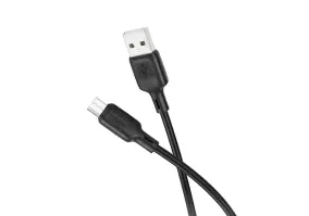 Кабель Borofone BX113 Lenny USB Type-A to Micro USB 2м Black (6941991115493)