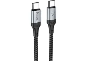 Кабель Hoco X102 Type-C to Type-C 60W 1m Black (6942007608787)