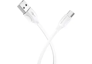 Кабель Borofone BX19 Benefit USB Type-A to USB Type-C 12W 1m White (6931474701800)