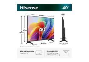 Телевизор Hisense 40A4S