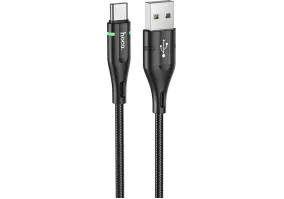 Кабель Hoco U93 USB Type-A to USB Type-C 1.2m Black (6931474732170)