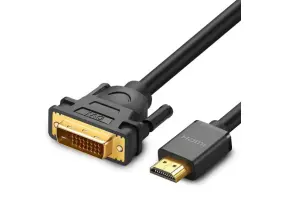 Кабель  UGREEN HD106 HDMI to DVI 3m Black (10136)