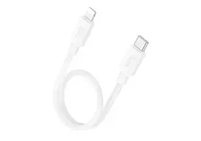 Кабель USB Type-C Hoco X96 Hyper USB Type-C to Lightning 20W 0.25m White (6942007609371)