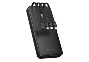 Внешний аккумулятор (павербанк) Borofone BJ84 Smooth 10000mAh Black (6941991126161)