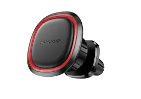 Автомобільний тримач для смартфона Borofone BH124 Black/Red (6941991119545)