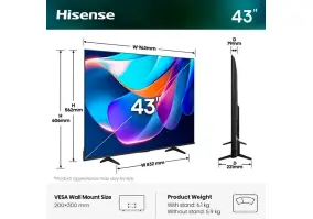 Телевизор Hisense 43A6S
