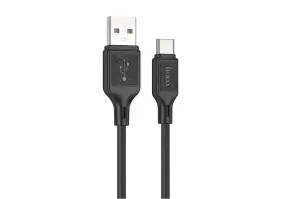 Кабель Hoco X90 Cool USB Type-A to USB Type-C 1m Black (6931474788443)