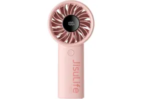 Вентилятор портативный Jisulife Handheld Fan Life 4 (3600mAh) Pink