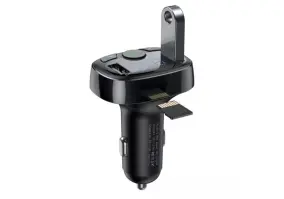 FM-трансмиттер BASEUS FM Launcher S-09A Standart Edition 2.4A 2USB Black (CCMT000001)