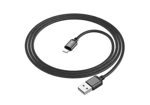 Кабель Borofone BX87 Sharp charging data cable for iP Black (BX87LB) (6974443389005)