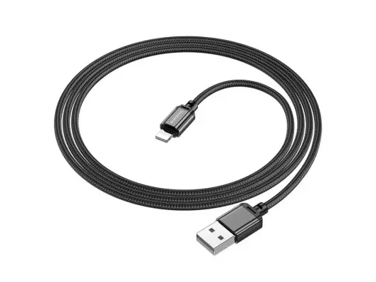 Кабель Borofone BX87 Sharp charging data cable for iP Black (BX87LB) (6974443389005)