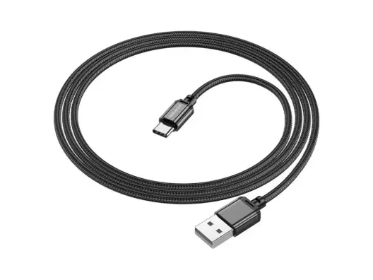 Кабель Borofone BX87 Sharp charging data cable for Type-C Black (BX87CB) (6974443389043)