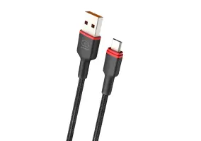 Кабель WUW X203 USB Type-A to USB Type-C 1m Black (6972573336203)